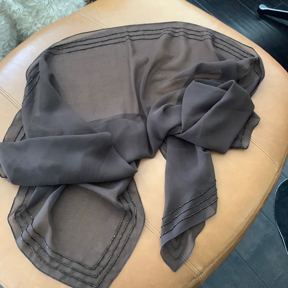 Chocolate brown scarf/wrap